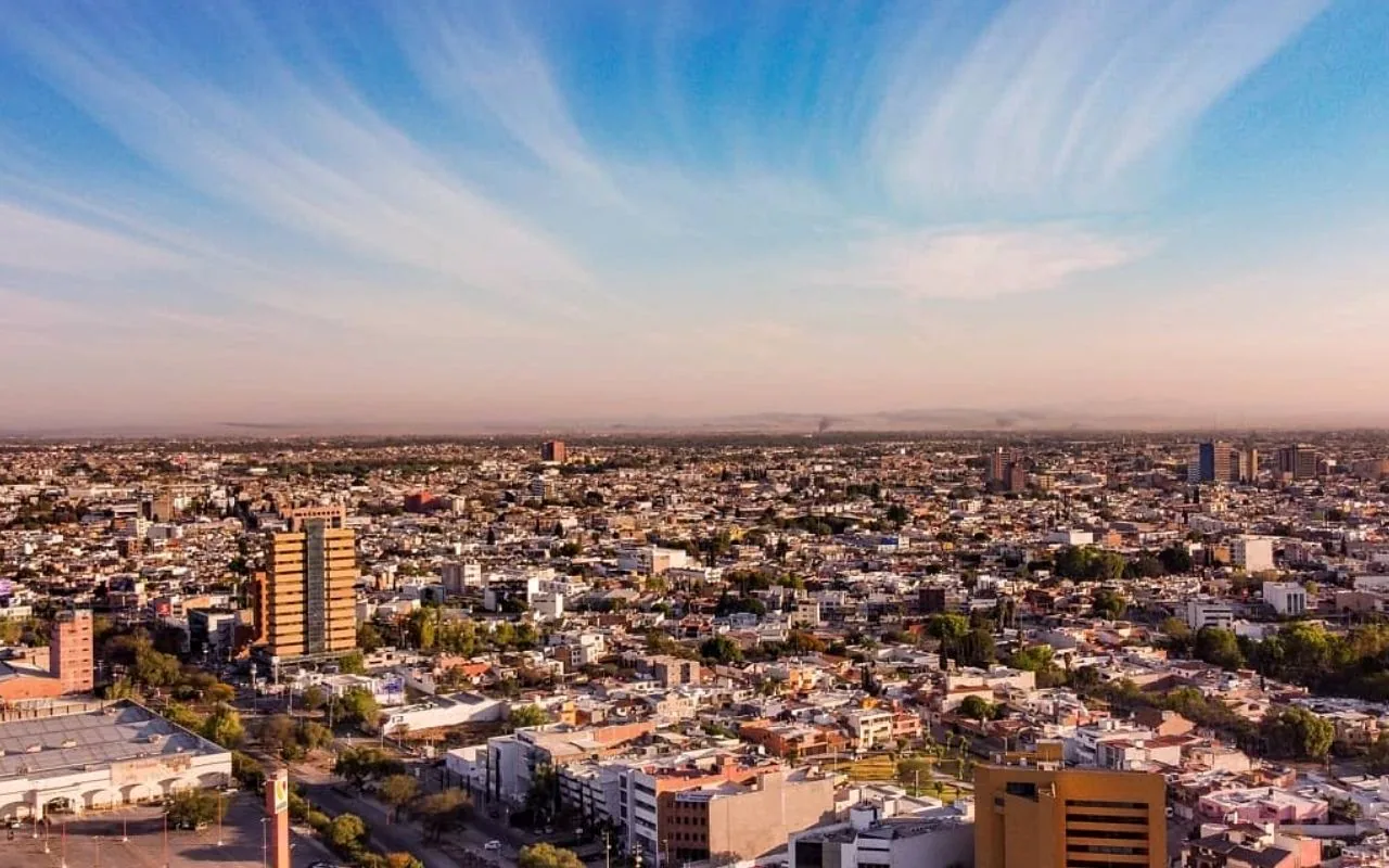 Vista aérea de San Luis Potosí, donde está la oficina principal de CTR